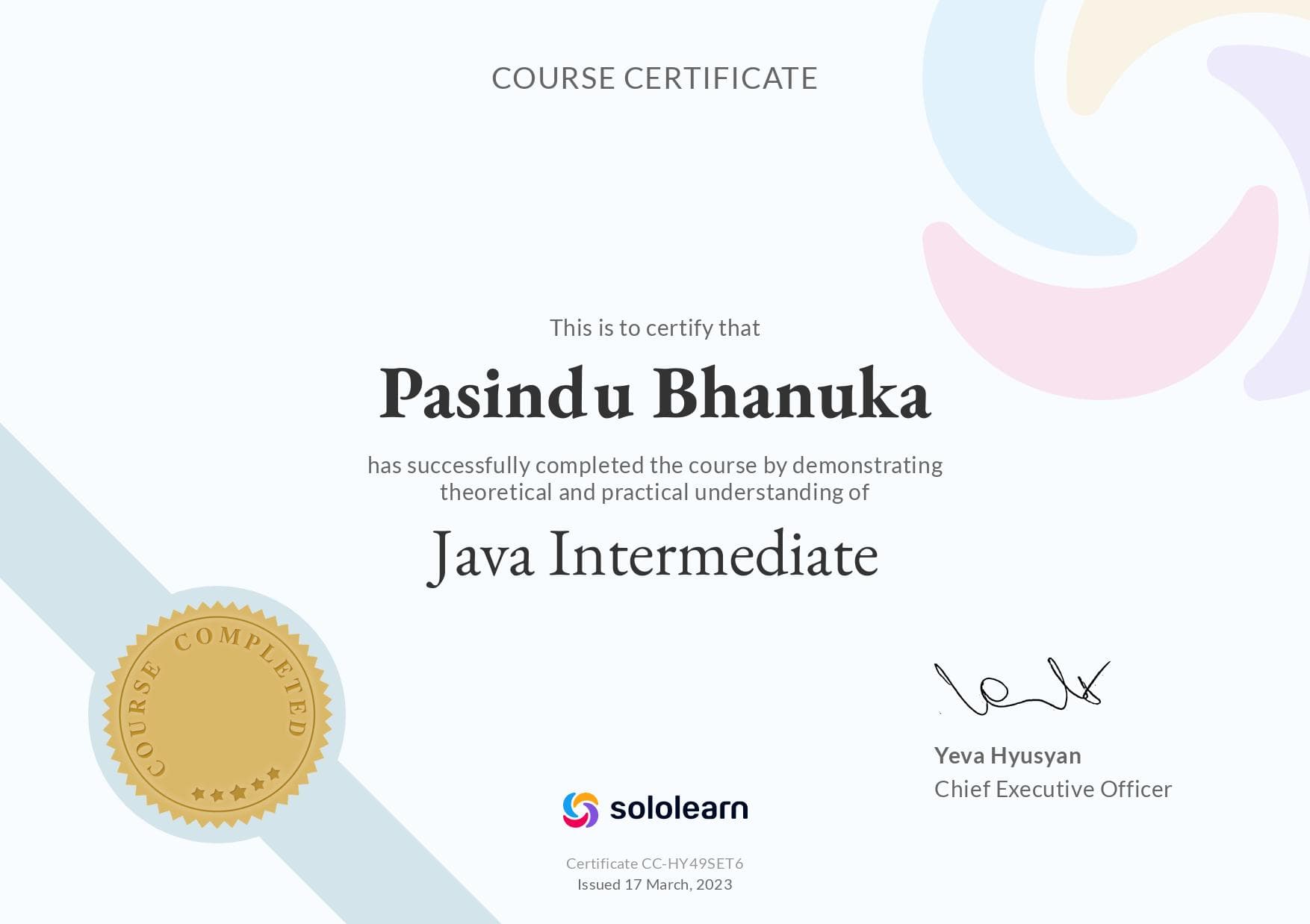 Java Intermediate